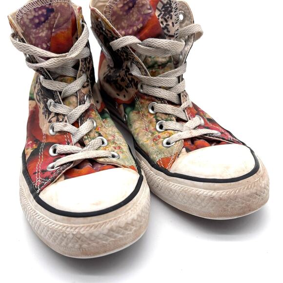 Converse Chuck Taylor Granny's Donuts Print Mens 6 Womens 8 High Top Sneakers - Picture 3 of 14